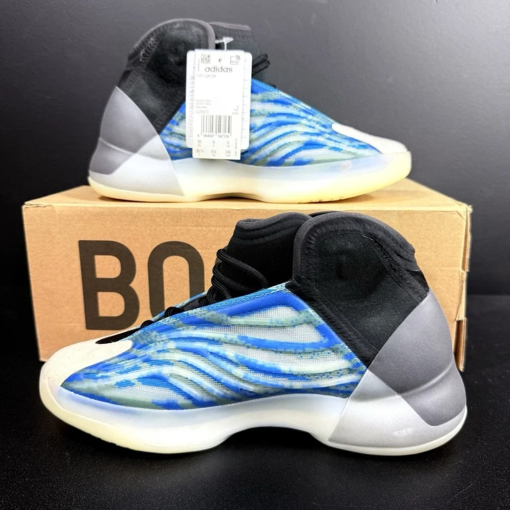 NEW! NIB Adidas‎ Men's Yeezy Qntm QUANTUM In Frozen Blue GZ8872 Size 6.5